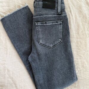 PAIGE Cindy Crop Washed Black size 25